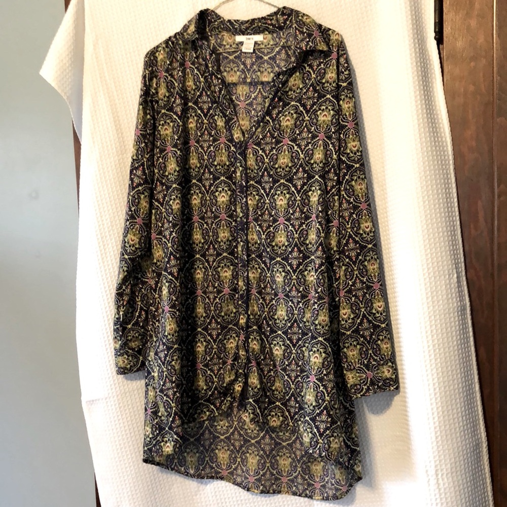 Paisley Collared Shirt/Dress